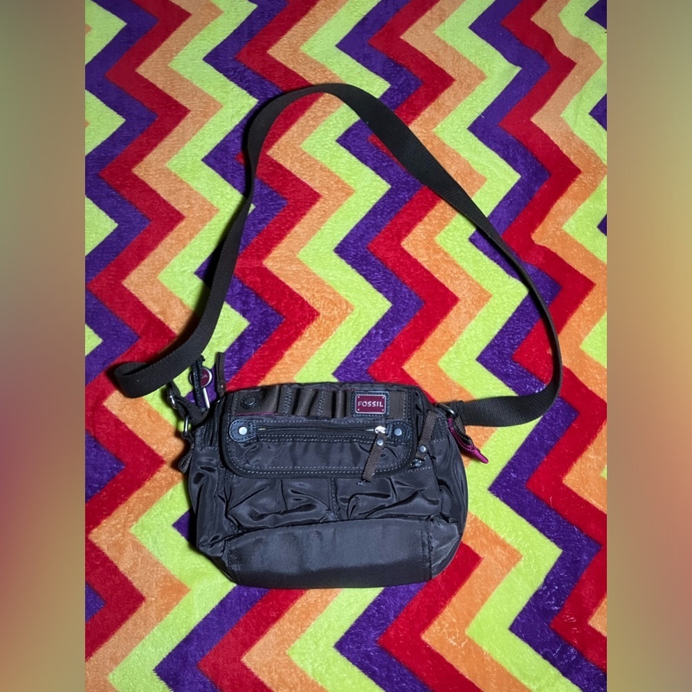 Vintage Fossil cargo bag great condition